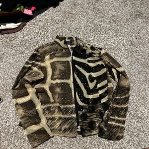 Animal print jacket